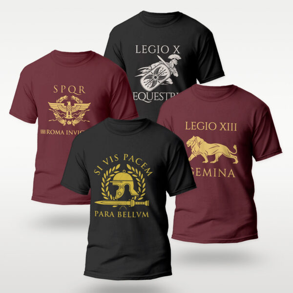 Pack de Camisetas Roma Antiga